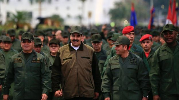 Tras los sucesos del 30 de abril, Maduro ha realizado varios encuentros con miembros de las Fuerzas Armadas.