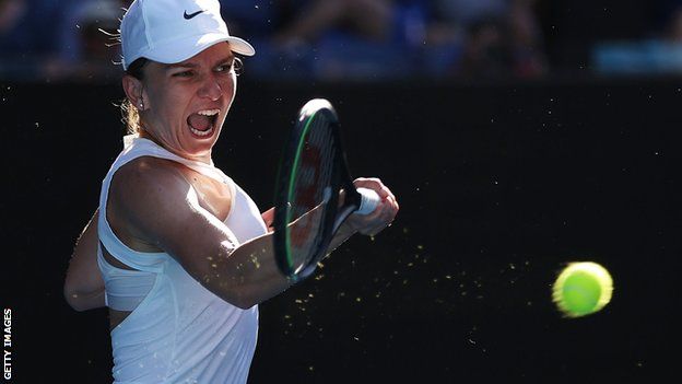 Australian Open: Garbine Muguruza beats Simona Halep to reach final ...