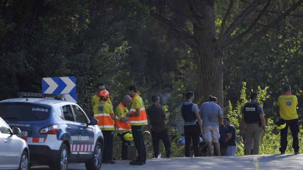 Operativo policial en Subirats, Cataluña, que terminó con Younes Abouyaaqoub