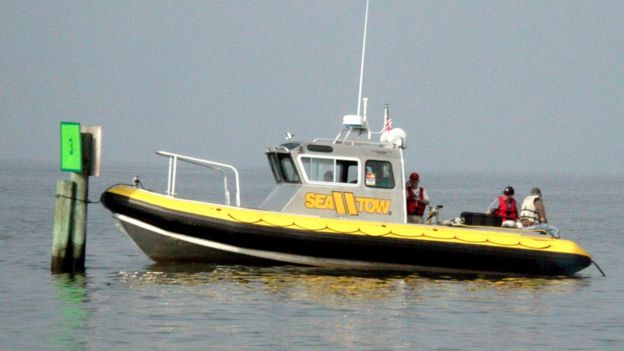 Científicos exploran la costa frente a Georgia en busca de una bomba de hidrógeno perdida 48 años atrás, en 2004