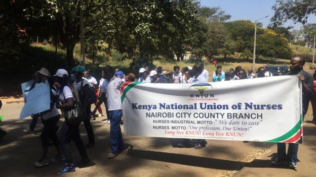 Mgomo wa wahudumu katika Kaunti ya Nairobi