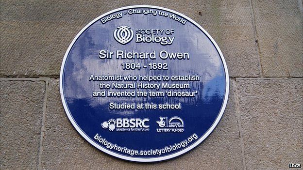 Sir Richard Owen plaque