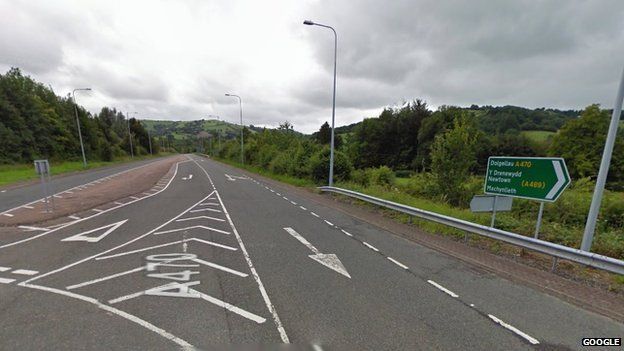A470 near Llanidloes