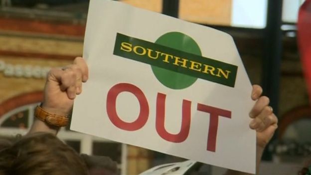 'Southern out' sign