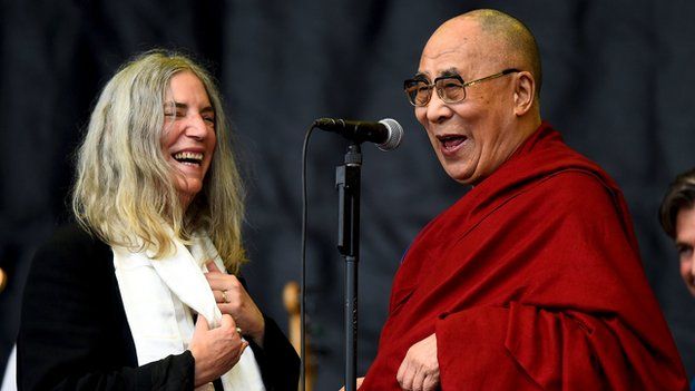 Patti Smith and the Dalai Lama