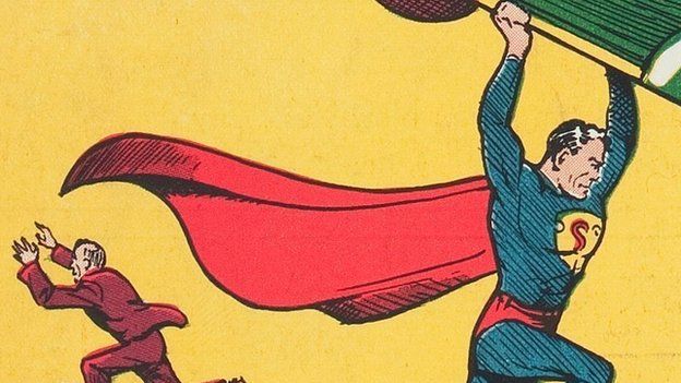 Cover of first Superman comic sold by Heritage Auctions