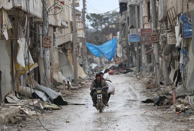 مدينة كوباني، شمال حلب في يناير/كانون الثاني 2014