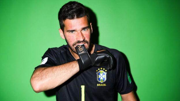 Brazil goalkeeper Alisson Becker