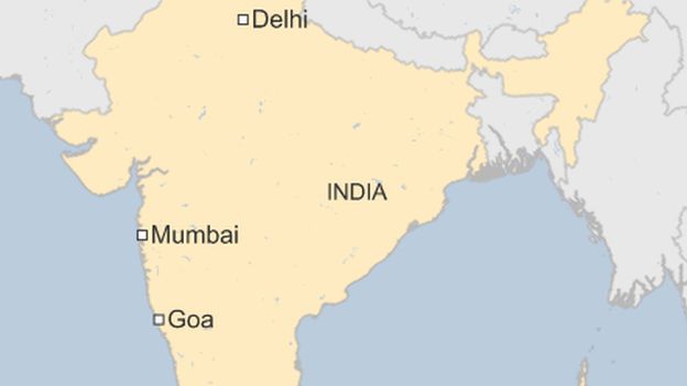 Mumbai Goa map