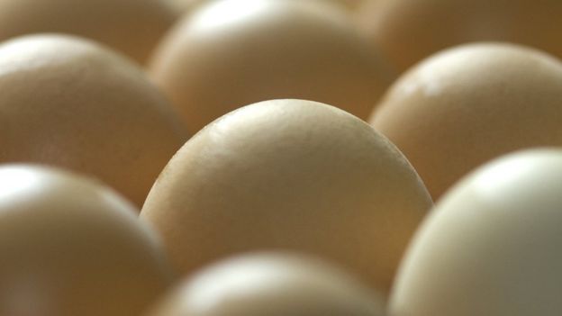 Ovos que contém medicamento