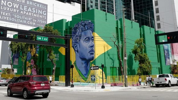 Mural de Neymar