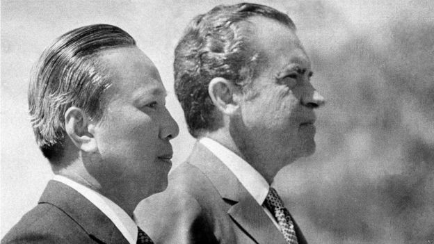 Hai Tổng thống Nguyễn Văn Thiệu và Richard Nixon