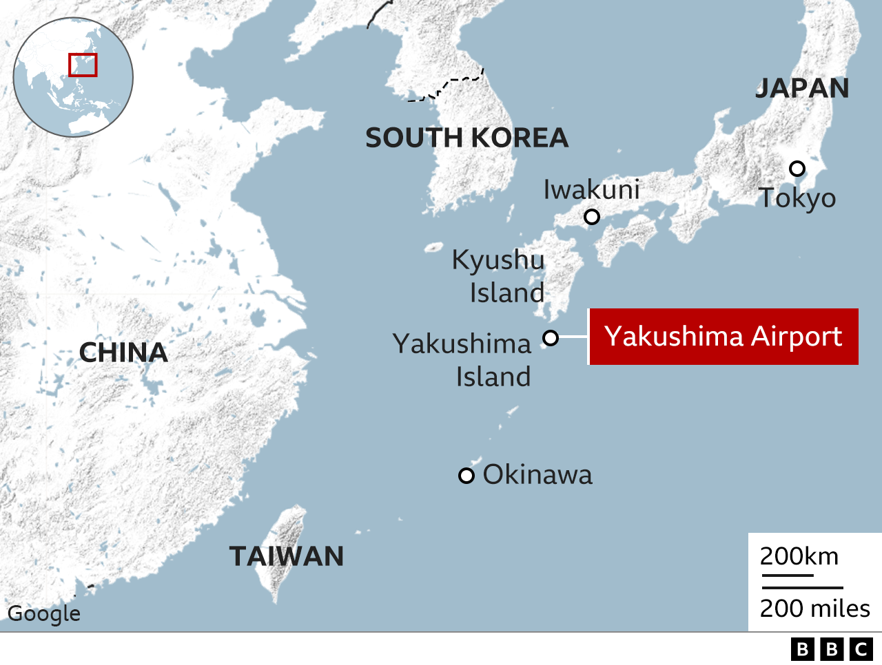 US Military Aircraft With Eight Aboard Crashes Off Japan Island - BBC News