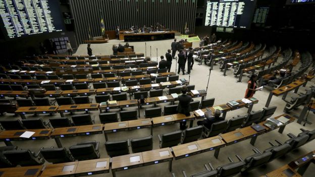 Plenário da Câmara dos Deputados em foto de arquivo