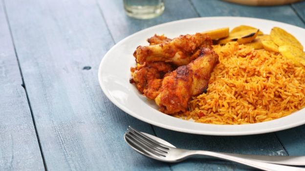 West Africa steams over jollof rice war - BBC News