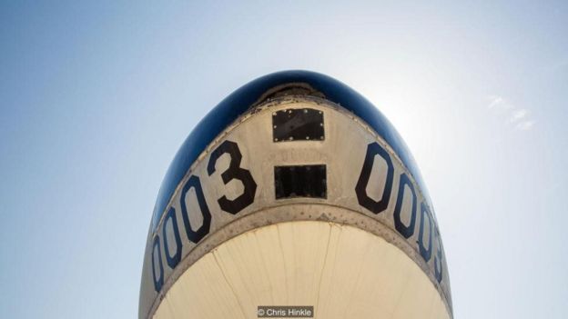 The nose of the B-52 (Credit: Chris Hinkle)