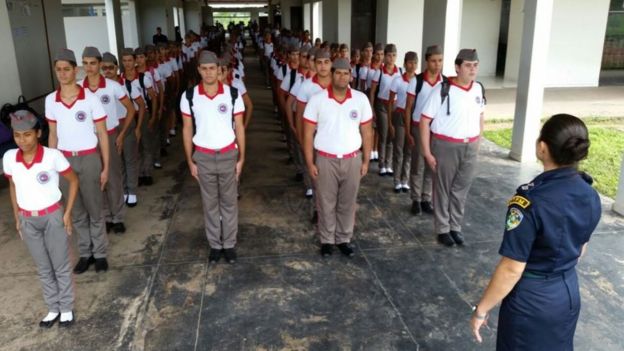 Escola militar em Roraima