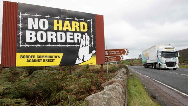 The border at Newry, 1 Oct 19