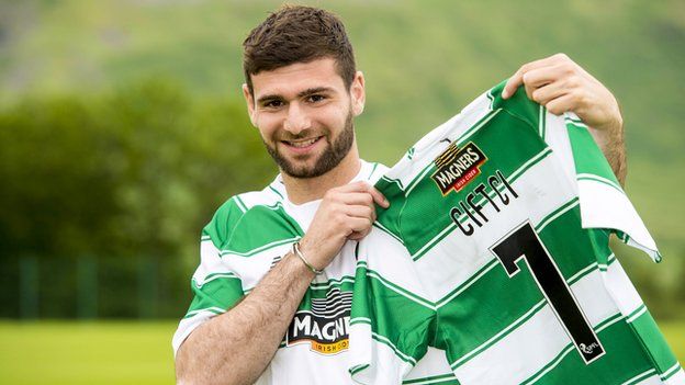 Nadir Ciftci arrives at Celtic