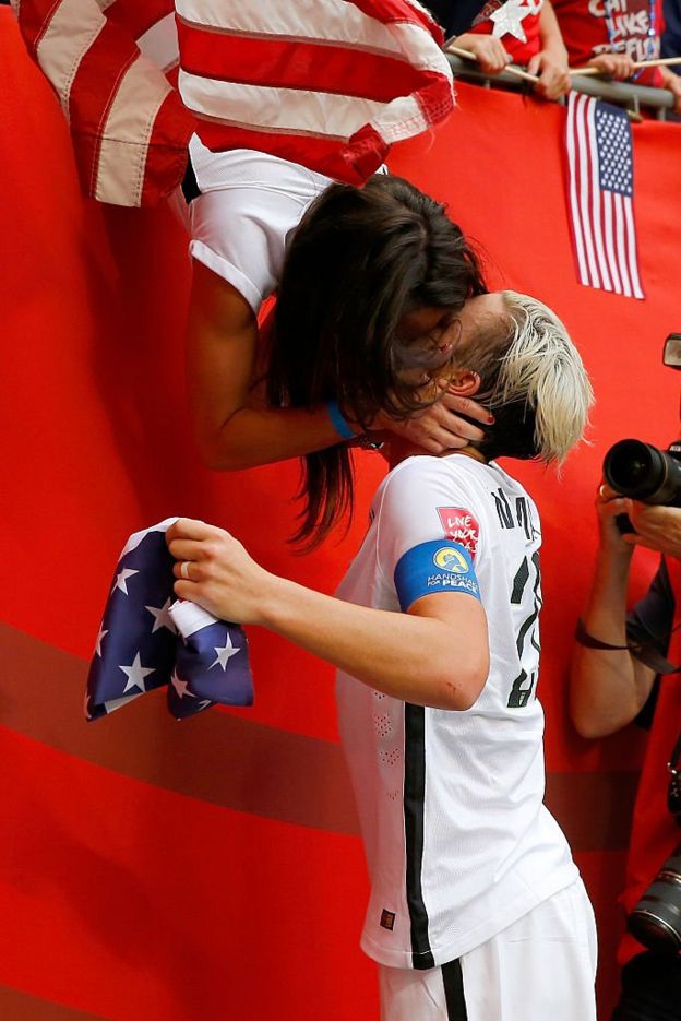 Wambach's kiss