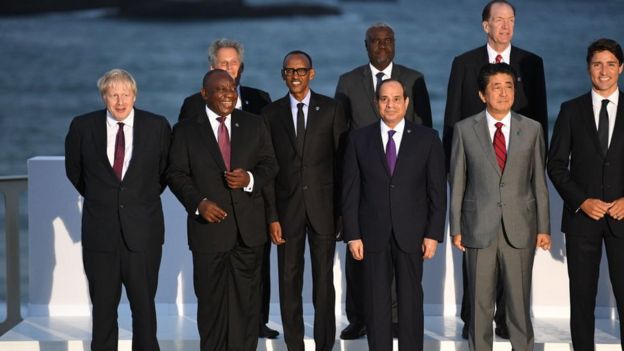 Les chefs d'États du Sénégal, du Burkina Faso, du Rwanda, de l'Afrique du Sud et de l'Egypte ont été conviés au G7.