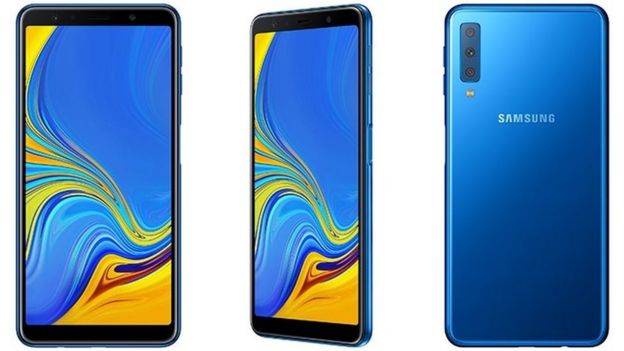 மூன்று கேமராக்கள் கொண்ட சாம்சங்கின் முதல் திறன்பேசி அறிமுகம்