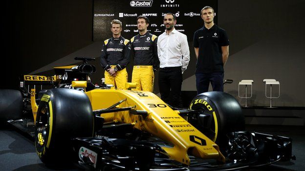 Renault F1 unveil their 2017 car