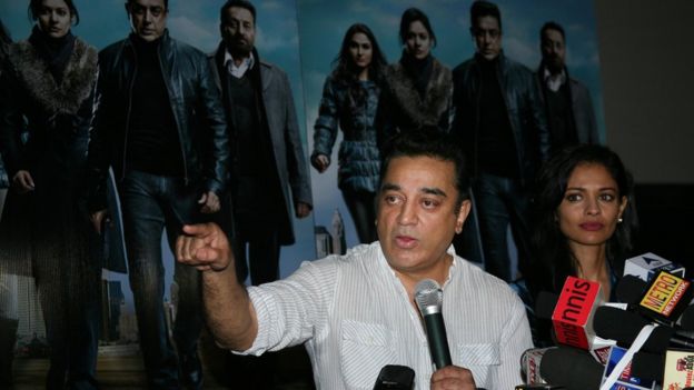 திரைப்பட சர்ச்சையின்போது செய்தியாளர்களை சந்தித்த நடிகர் கமல்ஹாசன்