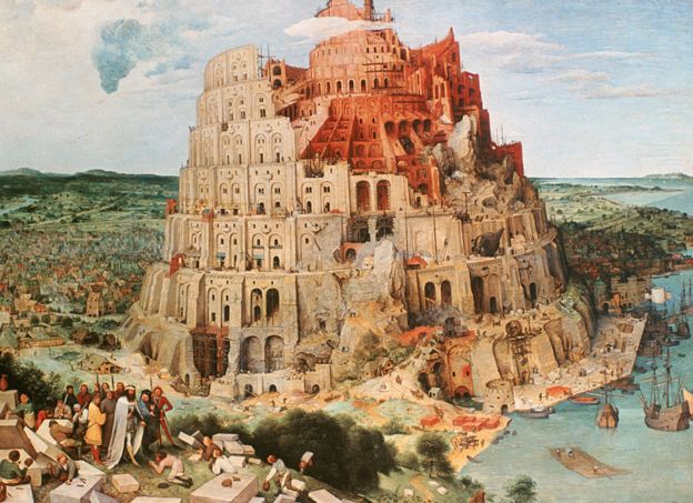 'La torre de Babel" pintada por Pieter Bruegel el Viejo en 1563.