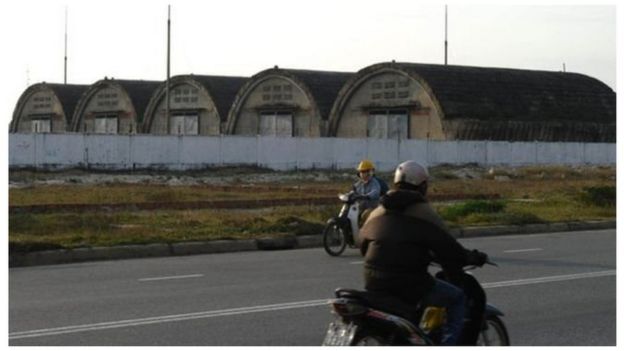 Một khu vực gần sân bay Nước Mặn của Đà Nẵng