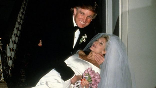 Marla Maples dan Donald Trump.