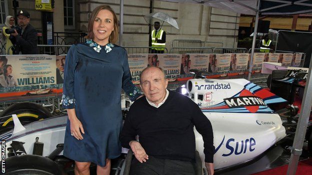 Claire Williams and Sir Frank Williams