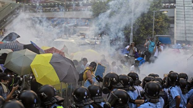 Protests in Hong Kong