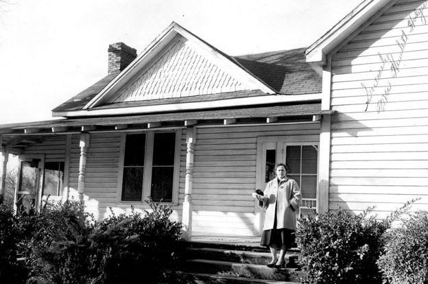 A casa onde viviam os Hodges, em Sylacauga, no Alabama