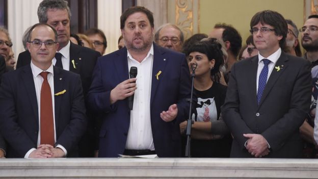 Parlamentarios catalanes