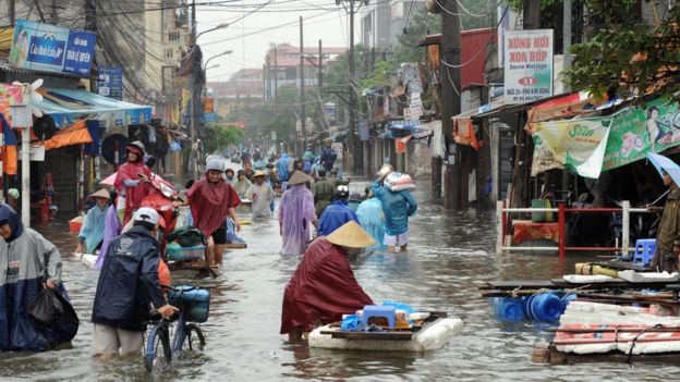 Việt Nam, Hà Nội, ngập