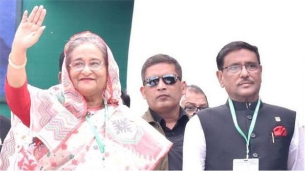 শেখ হাসিনার সাথে ওবায়দুল কাদের