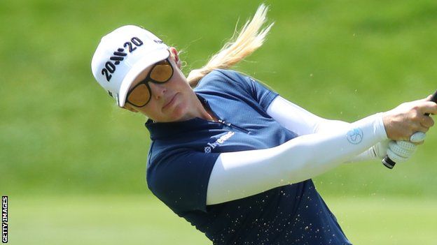 Stephanie Meadow fired a seven-birdie 67 at Galgorm Castle on Saturday