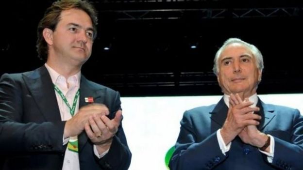 Joesley Batista e Michel Temer