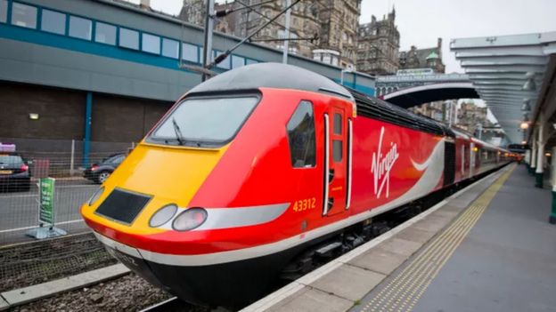 Virgin East Coast train Virgin East Coast train