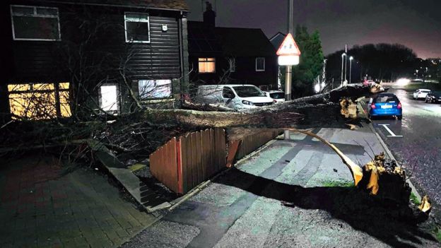 UK Weather: Storm Brendan Brings Rain And 80mph Gusts - BBC News