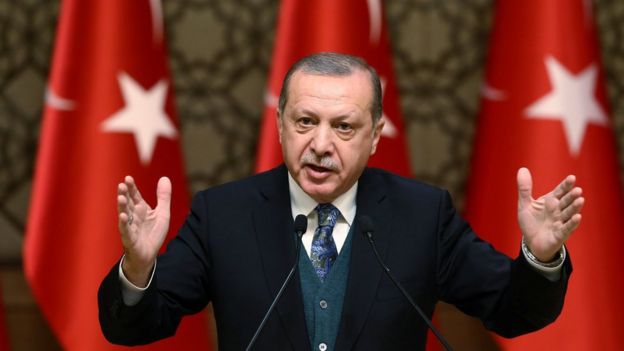 Президент Реджеп Тайип Эрдоган, 21 декабря 2017