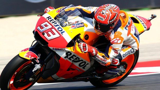 San Marino MotoGP: Marc Marquez goes joint top of championship ...