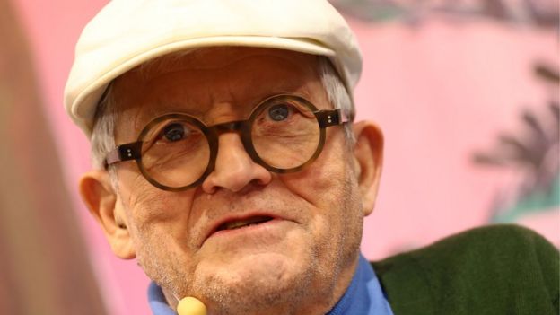 David Hockney in Frankfurt, Germany October 19, 2016.