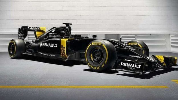 How the Renault car might look when it lines up on the grid