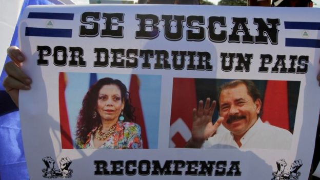 Protestas contra el gobierno de Daniel Ortega en Nicaragua