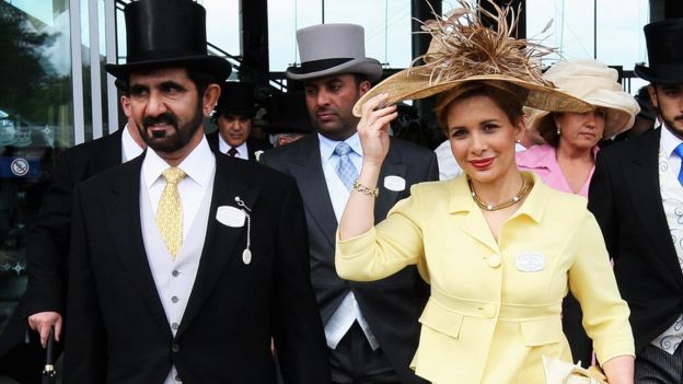 الأميرة هيا ومحمد بن راشد