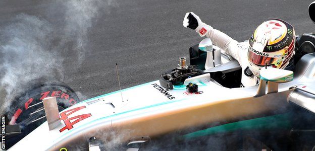 Lewis Hamilton at the European Grand Prix