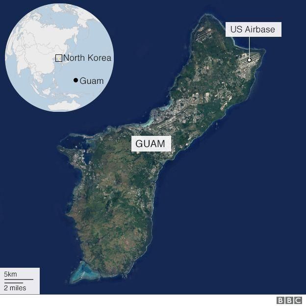 Bản đồ đảo Guam