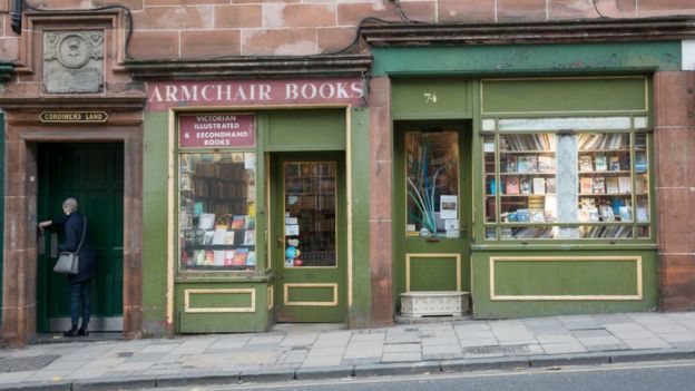 Librería en Edimburgo